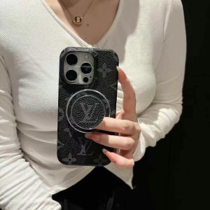 Alternative view of Luxury LV Monogram Magnetic Ring Phone Case