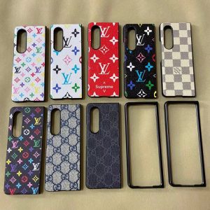 GG & LV SUP Luxury Phone Case for Samsung Galaxy Z Fold