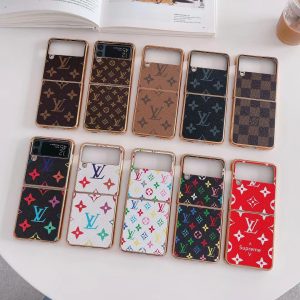 Fashionable LV SUP & GG Luxury Case for Samsung Galaxy Z Flip