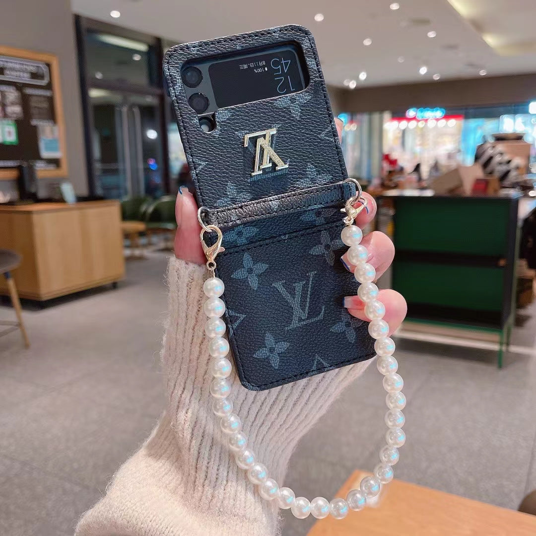GG & LV Luxury Phone Case for Samsung Galaxy Z Flip Series - 画像 (4)