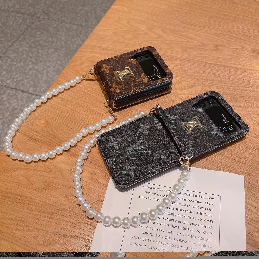 GG & LV Luxury Phone Case for Samsung Galaxy Z Flip Series - 画像 (7)