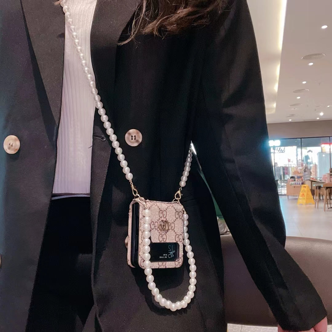 GG & LV Luxury Phone Case for Samsung Galaxy Z Flip Series - 画像 (9)