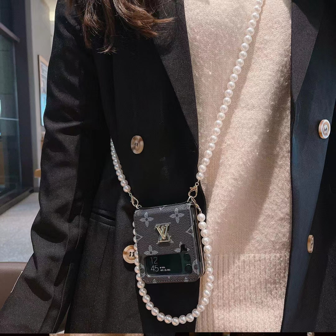 GG & LV Luxury Phone Case for Samsung Galaxy Z Flip Series - 画像 (10)