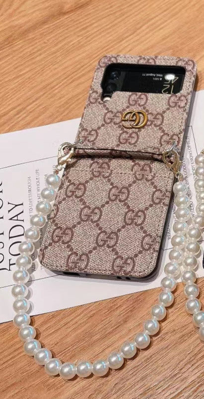 GG & LV Luxury Phone Case for Samsung Galaxy Z Flip Series - 画像 (3)