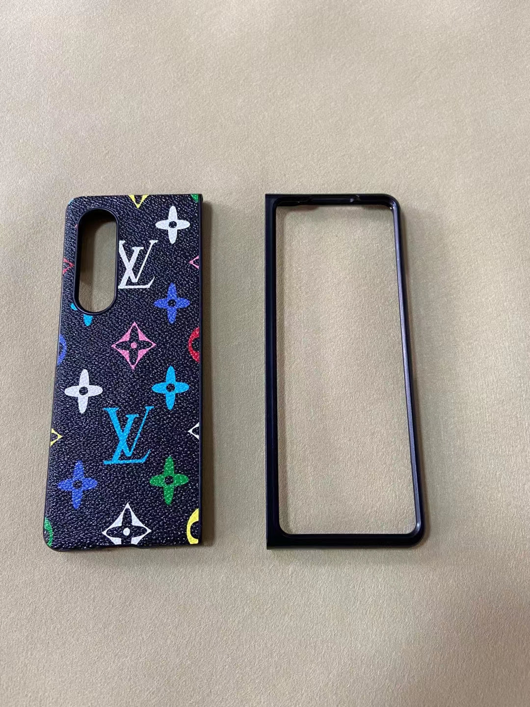 GG & LV SUP Luxury Phone Case for Samsung Galaxy Z Fold - 画像 (3)