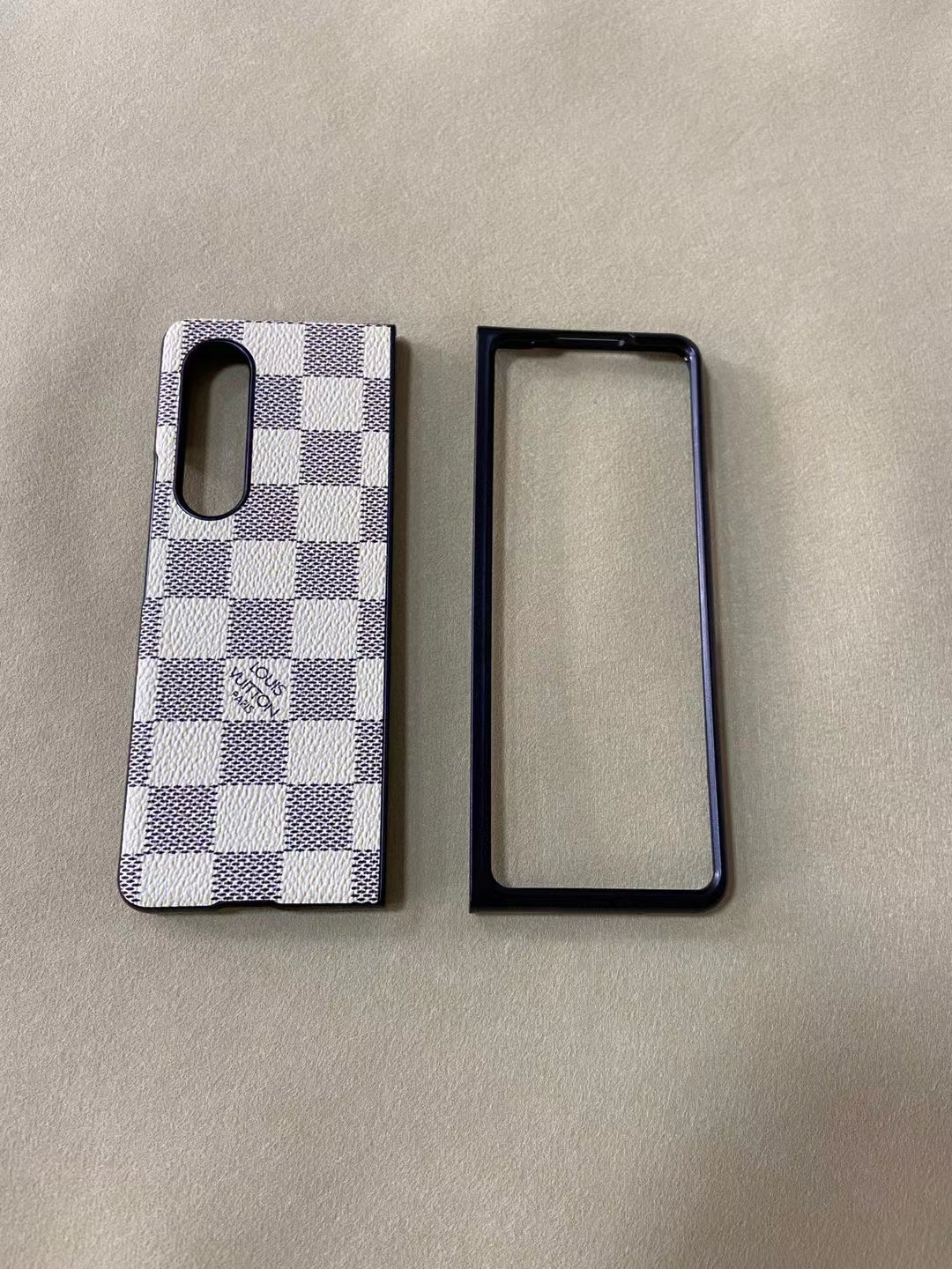 GG & LV SUP Luxury Phone Case for Samsung Galaxy Z Fold - 画像 (4)