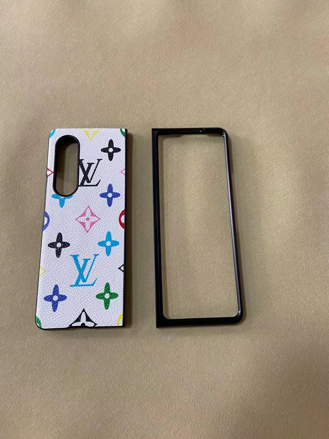 GG & LV SUP Luxury Phone Case for Samsung Galaxy Z Fold - 画像 (5)