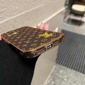 Alternative view of Luxury GG, LV & BUR Monogram iPhone Case Collection