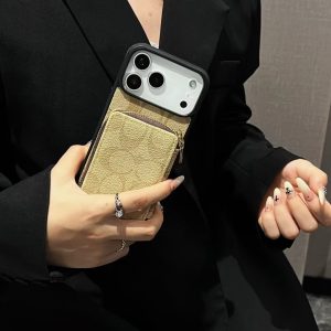 Alternative view of Luxury CO Monogram Wallet Phone Case with Zipper