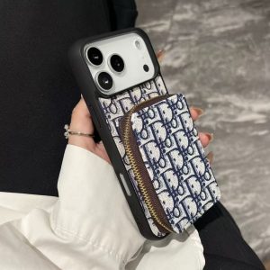 Alternative view of Luxury CD Monogram Wallet Phone Case with Zipper