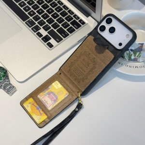 Alternative view of Luxury LV & CO Wallet Strap Phone Case with Logo