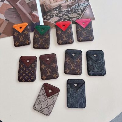 Luxury Patterned MagSafe Card Holder Wallet