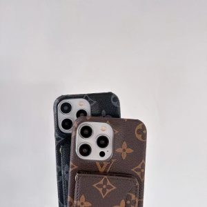 Alternative view of LV Monogram iPhone Case Luxury Edition with Card Holder