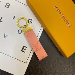 Alternative view of Luxury LV Monogram Keychain Collection – Classic Colors with Gold Hardware