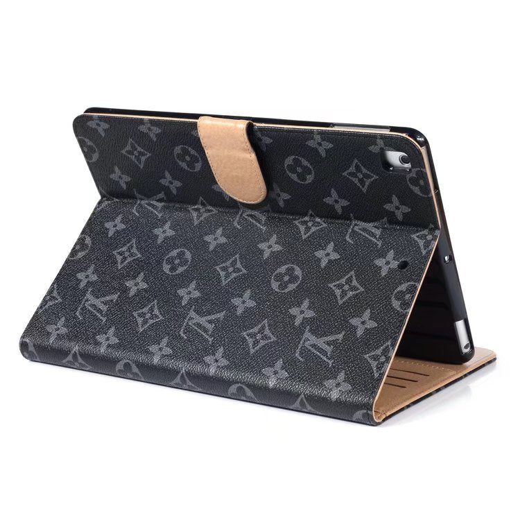 Trendy Luxury LV Monogram iPad Case with Card Holder - 画像 (13)
