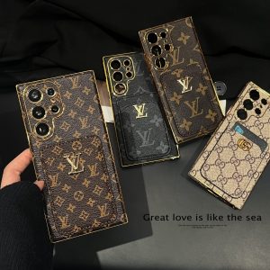 Luxury LV GG Monogram Card Holder Phone Case