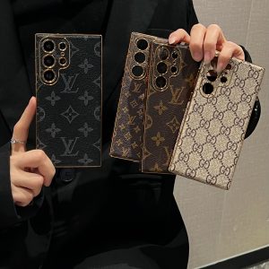 Luxury LV GG Monogram Samsung Case – Elegant & Protective