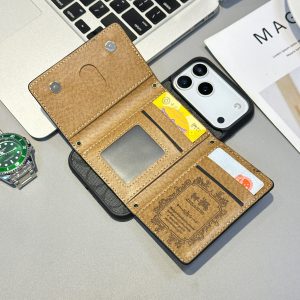 Alternative view of Luxury Classic Monogram Wallet iPhone Case