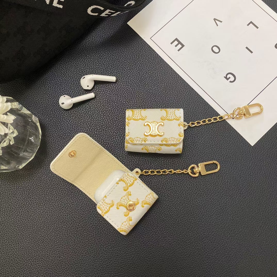CL Luxury AirPods Case | Premium Leather Protection & Style - 画像 (3)