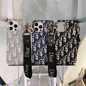 Chic CD Lady iPhone Case with Designer Keychain