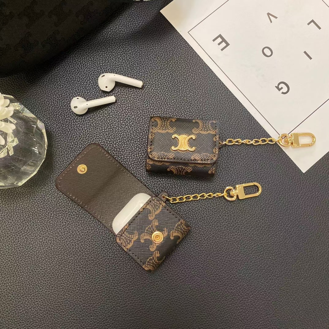 CL Luxury AirPods Case | Premium Leather Protection & Style - 画像 (5)