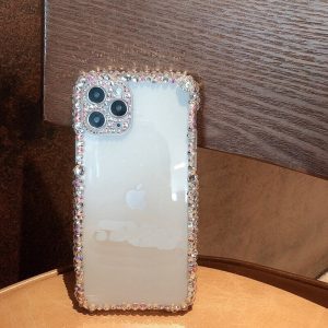 Alternative view of Bling Rhinestone Diamond Glitter Clear Cover